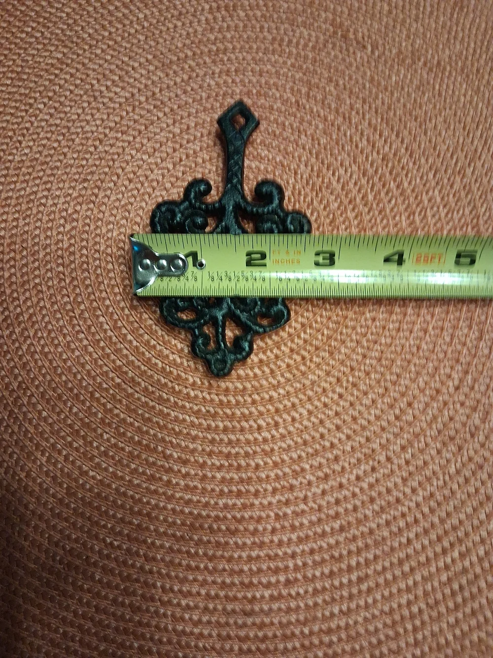 Vintage Cast Iron Footed Trivets Lot of 3